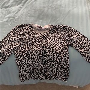 Leopard print sweater